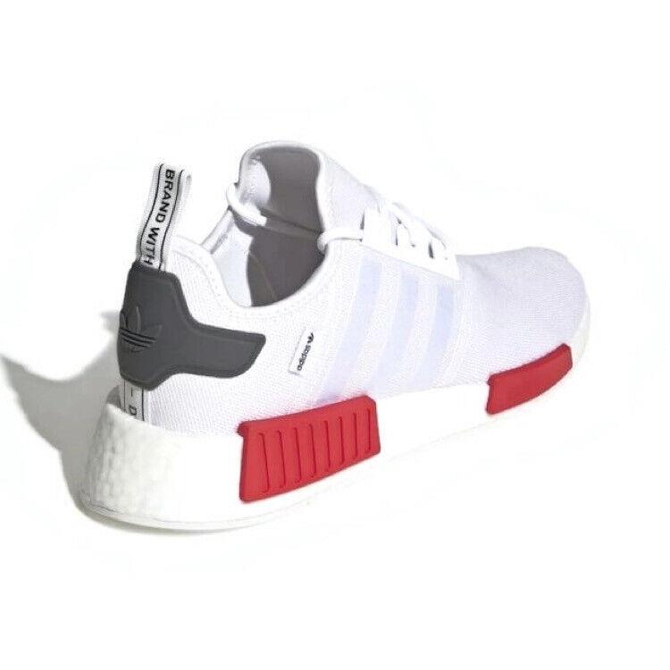 Adidas shoes Originals - White , Cloud White / Cloud White / Vivid Red Manufacturer 10