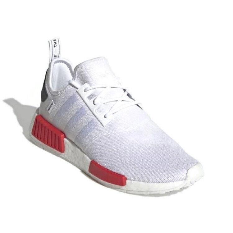 Adidas shoes Originals - White , Cloud White / Cloud White / Vivid Red Manufacturer 1