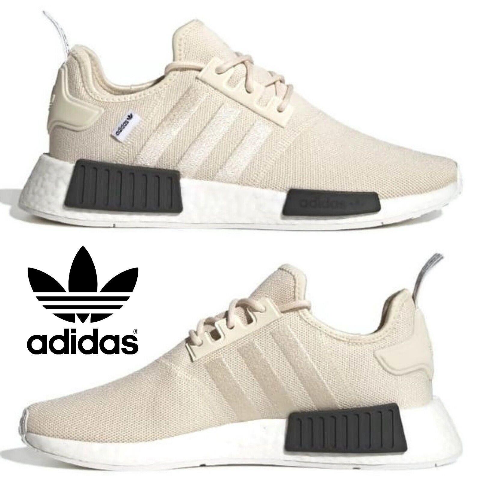 Adidas Originals Nmd R1 Men`s Sneakers Running Shoes Gym Casual Sport Beige