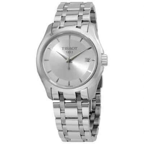 Tissot Couturier Quartz Silver Dial Ladies Watch T035.210.11.031.00