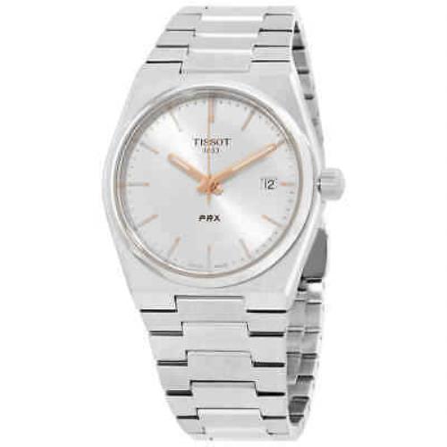 Tissot Prx Quartz Silver Dial Ladies Watch T1372101103100