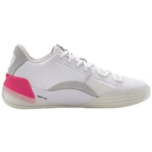 Puma 193663-03 Clyde Hardwood Mens Basketball Sneakers Shoes Casual - White