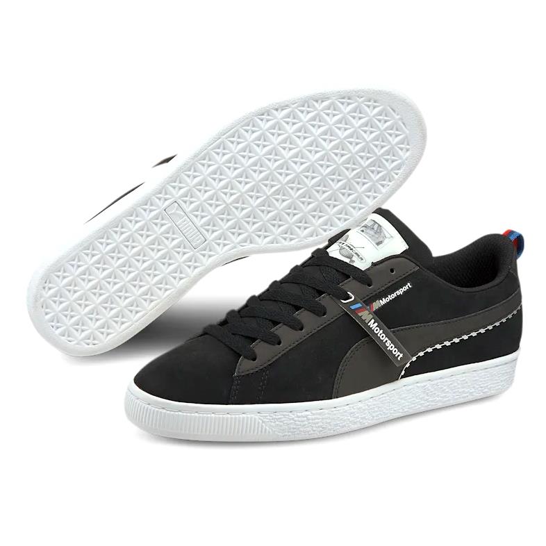 Mens Puma Bmw Mms M Suede 21 Xxi Black Athletic Fashion Sneakers Shoes