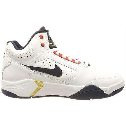Nike Men`s Air Flight Lite II Basketball Shoes - Mid White/Red-Navy , Mid White/Red-Navy Manufacturer