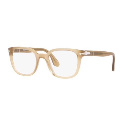 Persol 0PO3263V 1169 Beige Opal Square Unisex Eyeglasses
