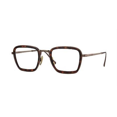 Persol PO5013VT 8016 Pillow Brown Demo Lens 49 mm Unisex Eyeglasses