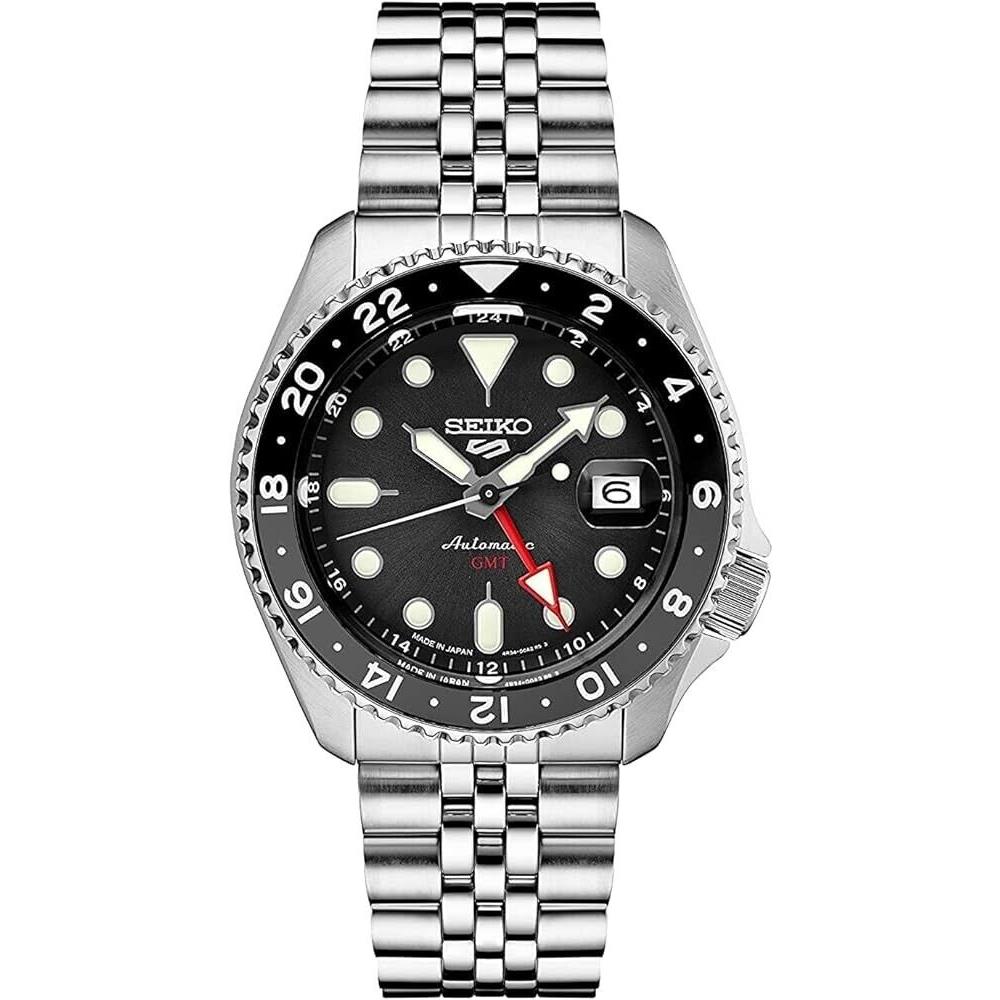 Seiko SSK001 Automatic Gmt Mechanical Sports Men`s Watch