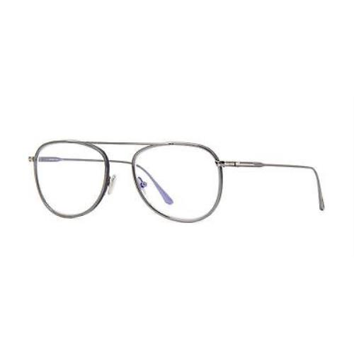 Tom Ford FT5691-B 012 Eyeglasses Shiny Dark Ruthenium Frame 52 Mm