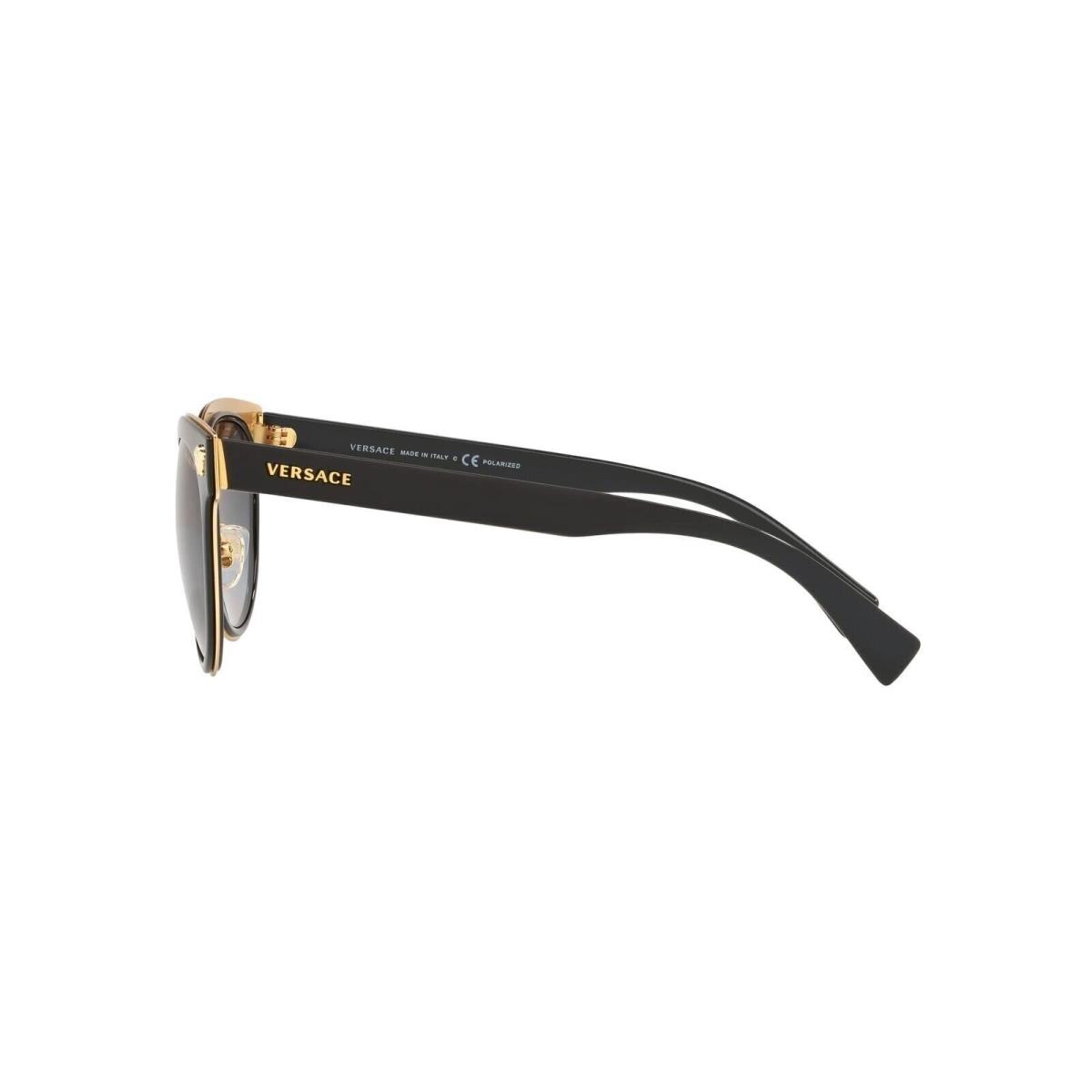 Versace Woman Sunglasses Black Lenses Metal Frame 54mm