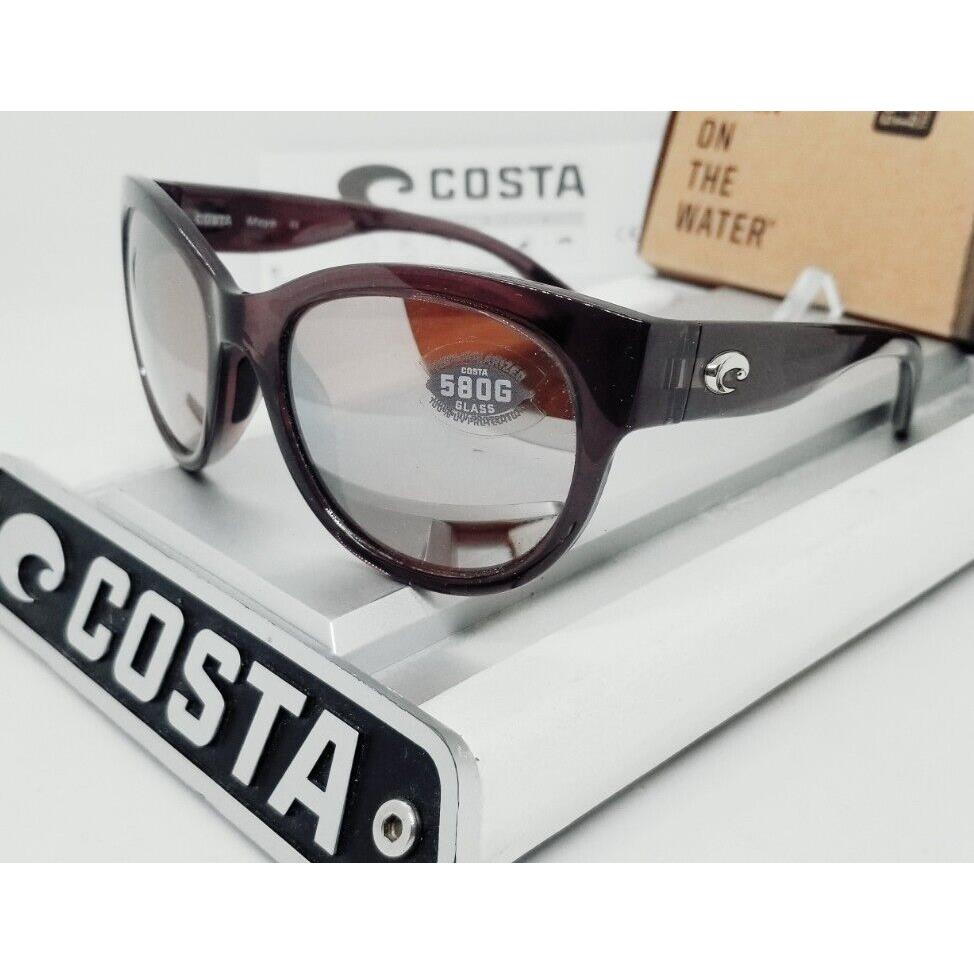 Costa Del Mar Urchin Crystal/silver Maya Polarized 580G Sunglasses