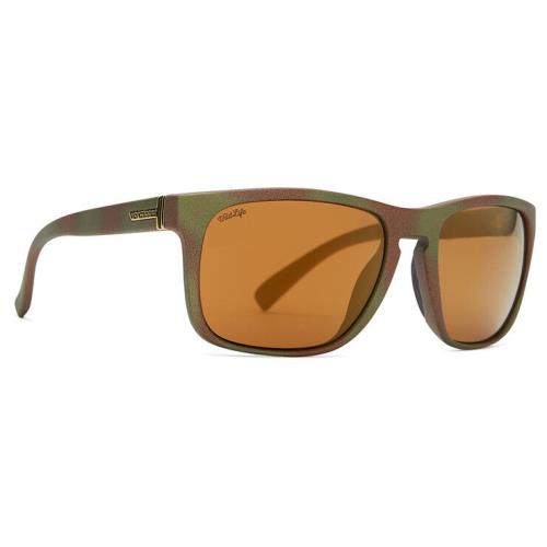 Vonzipper Lomax Sunglasses Cam-oh Satin / Wildlife Bronze Copper Polarized