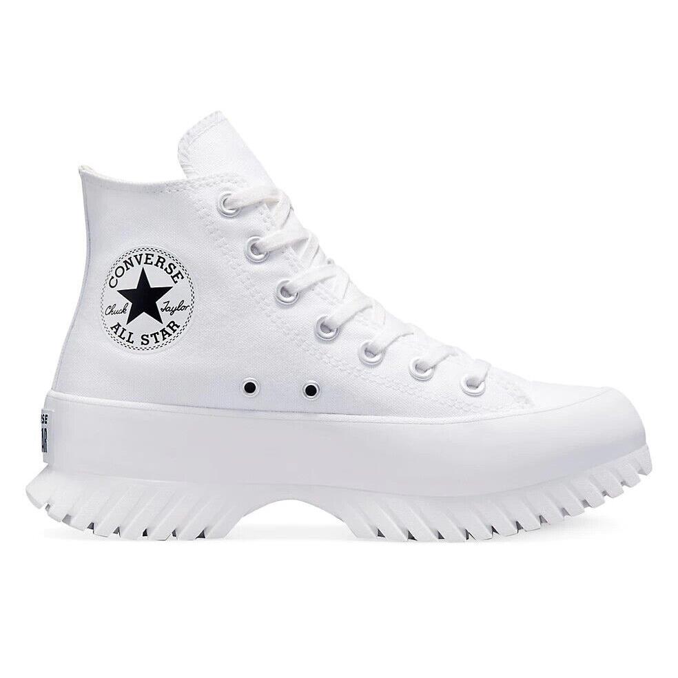Converse Chuck Taylor Women`s Athletic Shoes Canvas Upper Lugged Rubber Outsole White/Egret/Black