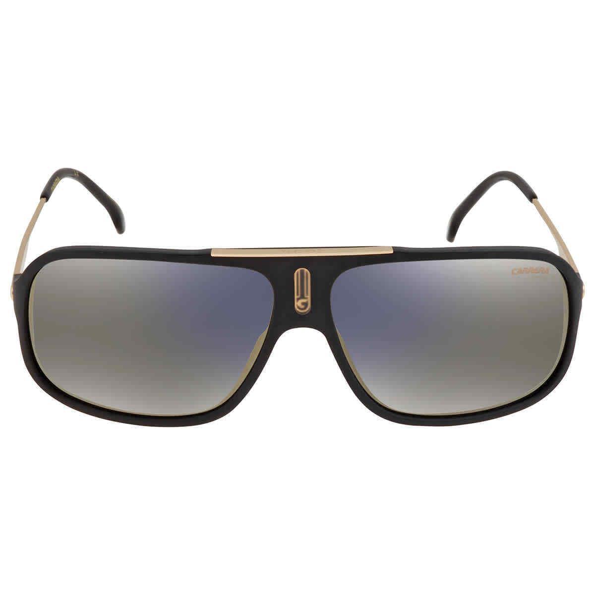 Carrera Grey Gold Mirror Pilot Unisex Sunglasses COOL65 0I46/JO 64