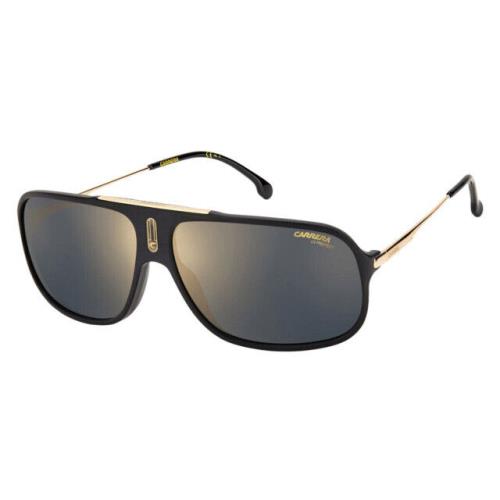Carrera Unisex Sunglasses Black Gold Acetate Frame UV Protection COOL65 0I46-JO