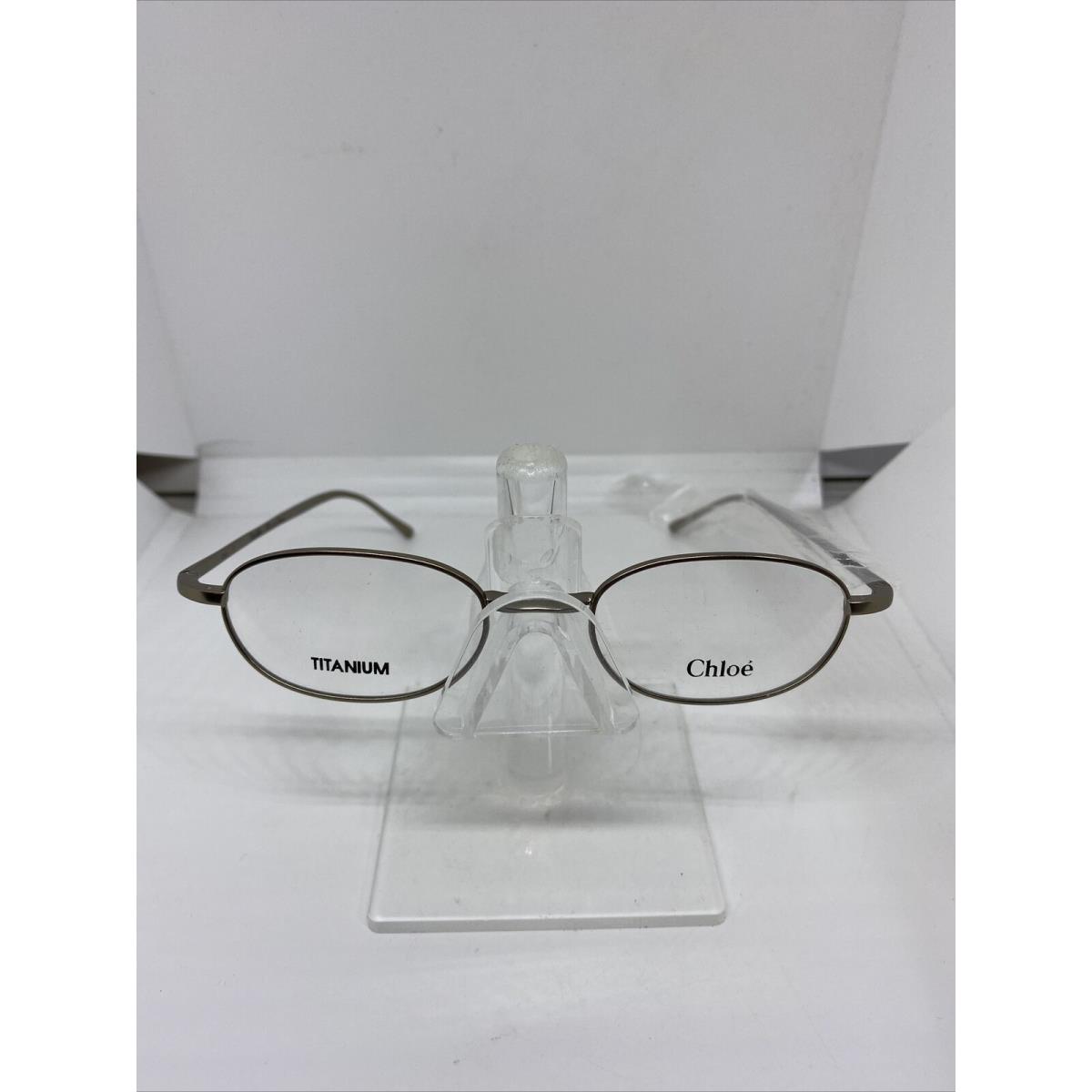 Chloe CL 1107 C02 Eyeglasses Frame Titanium France Silver Womens 46-19-135