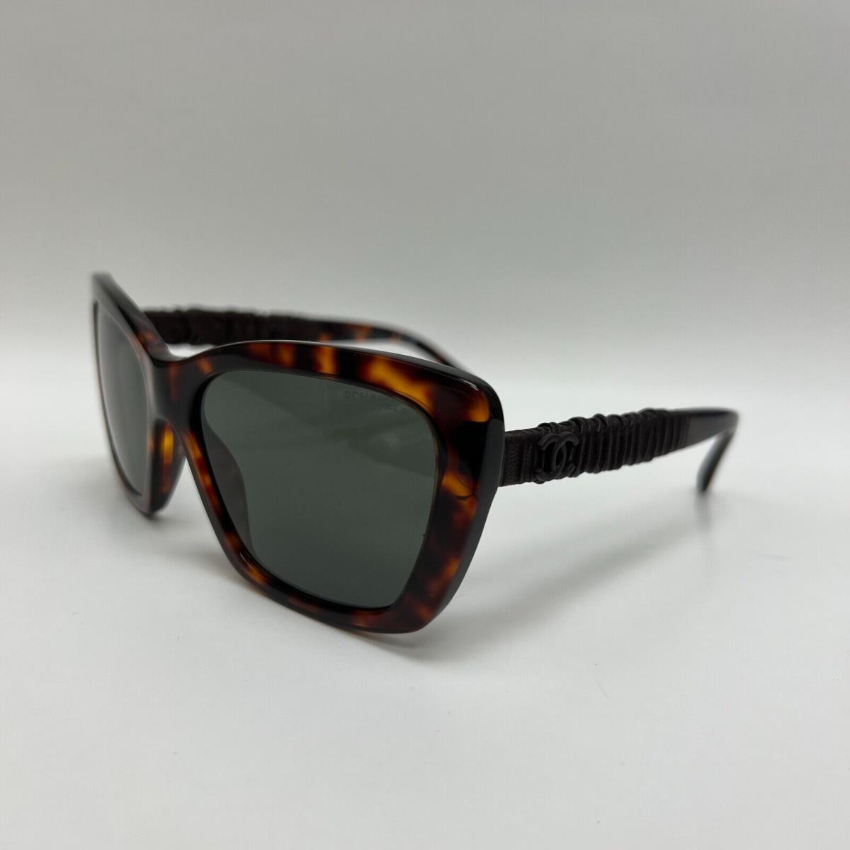 Chanel 5476Q 1164/3 57-17 Havana Sunglasses W/brown Lenses