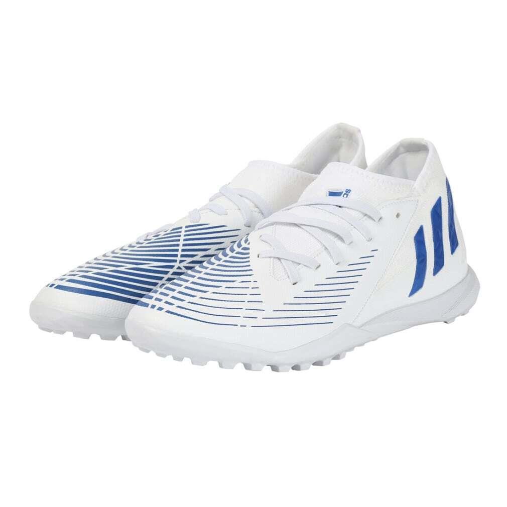 Adidas Kids` Predator EDGE.3 Turf Soccer Shoes White/blue GZ2896 g