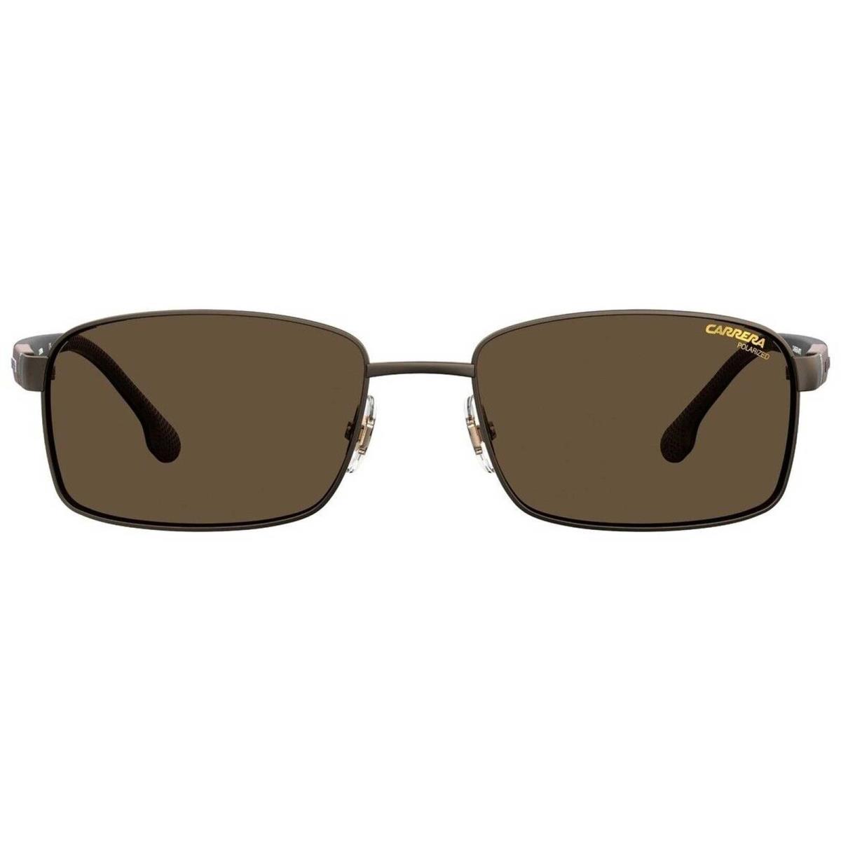 Carrera Men`s Sunglasses Polarized Bronze Lens Matte Bronze Frame 8037/S 0VZH SP