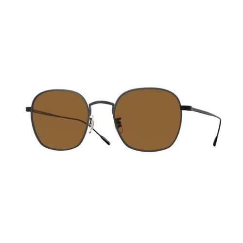 Oliver Peoples 0OV1307ST Ades 506253 Matte Black/true Brown Square Sunglasses - Frame: Black, Lens: True Brown