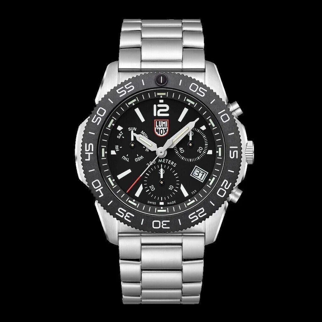 Factory Luminox Pacific Diver Chronograph Stainless Steel Mens Watch XS.3142