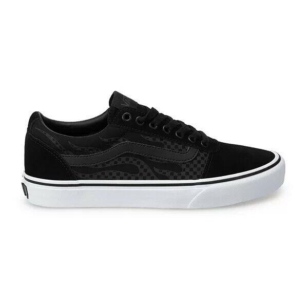 Vans Ward Men`s Shoes Off The Wall Black White Retail Size 10.5 M