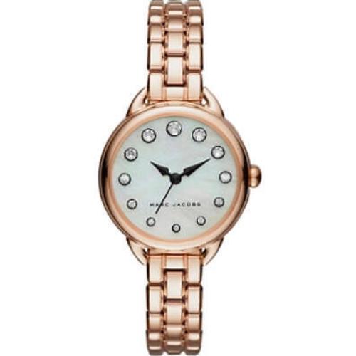 Women`s Marc Jacobs Betty Rose Gold Crystallized Watch MJ3511 - Gold