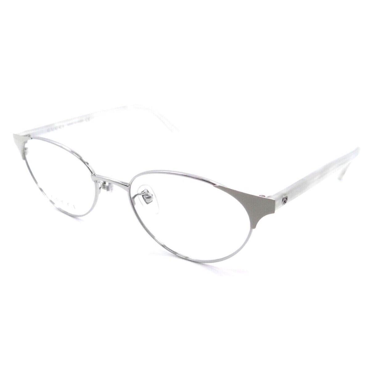 Gucci Eyeglasses Frames GG0251OJ 002 53-18-145 Silver / White Titanium Japan
