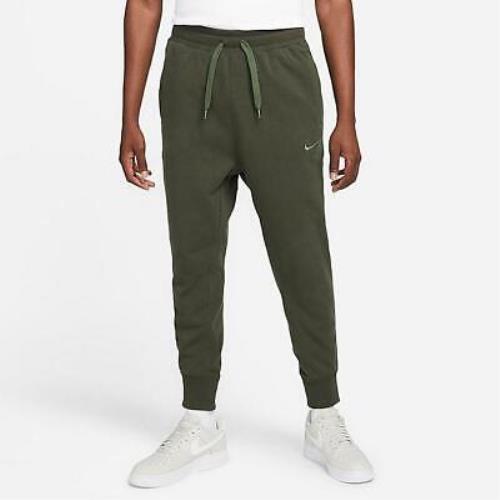 Nike Sportswear Men`s Classic Fleece Jogger Pants Sequoia Size Large DA0019-355
