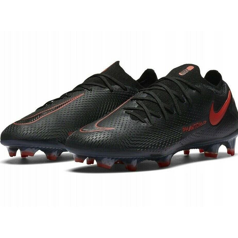 Nike Phantom GT Elite FG Womens Size 8 Soccer Shoes CK8439 060 Black Red