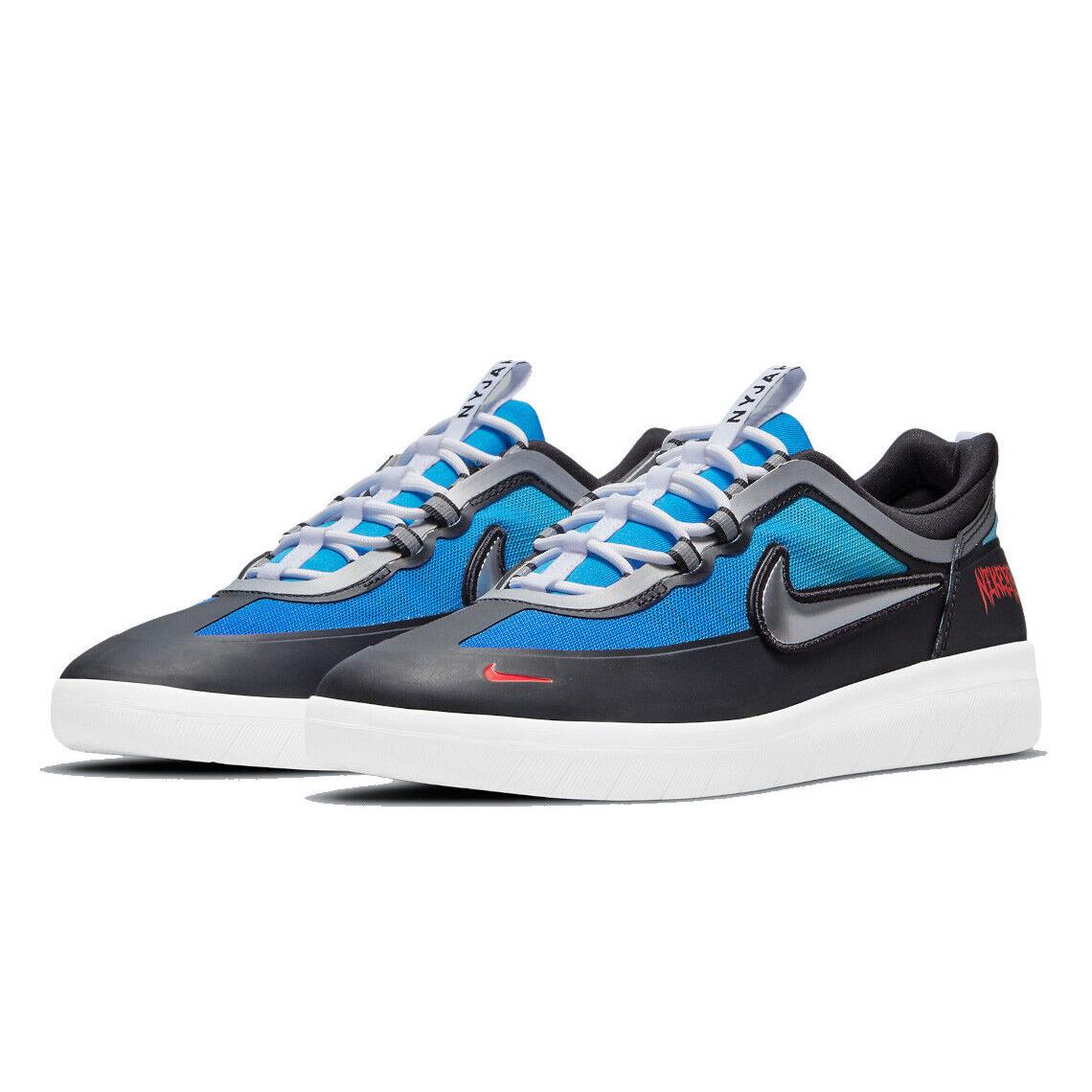 Nike SB Nyjah Free 2 Premium Mens Size 9 Samborgini Shoes DC9104 400 Blue