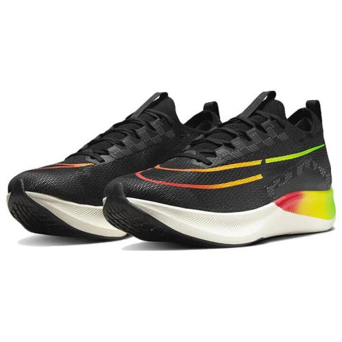 Nike Zoom Fly 4 Mens Size 10.5 Sneaker Shoes DQ4993 010 Black Varsity Red - Black