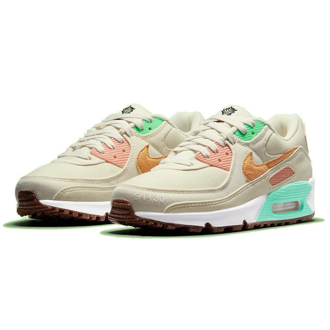 Nike Air Max 90 LX Womens Size 6 Sneaker Shoes DC5211 100 Happy Pineapple