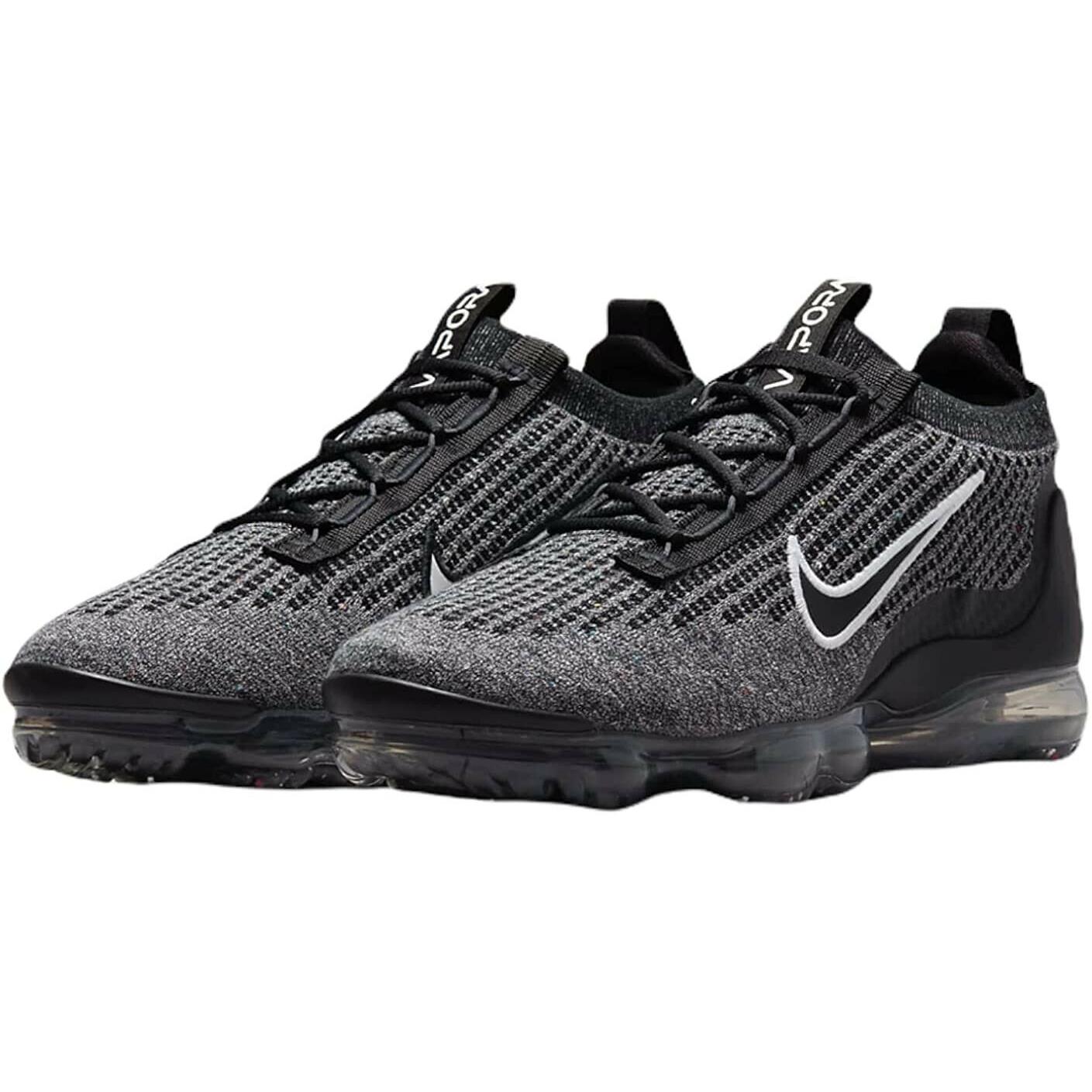 Nike Air Vapormax 2021 FK Mens Size 7 Sneaker Shoes DC9394 001 Black