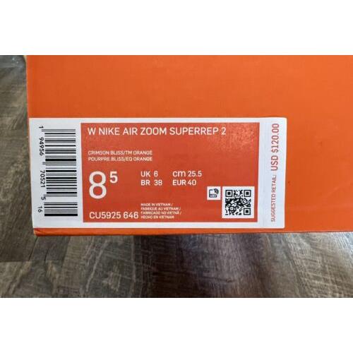 Nike shoes Air Zoom SuperRep - Orange 7