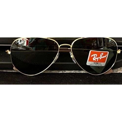 Ray Ban RB3558 Classic Aviator Luxottica Unisex Sunglasses