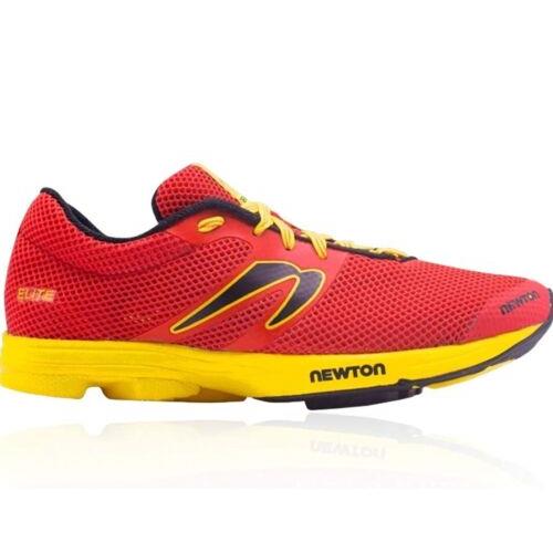 Newton Men`s Distance Elite Trainer Running Shoes M008120 Red/yellow Size 10