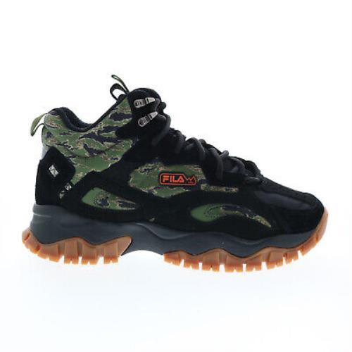 Fila Ray Tracer TR 2 Mid 1RM01882-962 Mens Black Lifestyle Sneakers Shoes