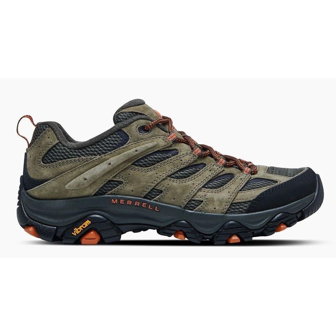 Merrell Men`s Generation Moab 3 Arch Support Shoes Breathable Hiking Shoes Olive