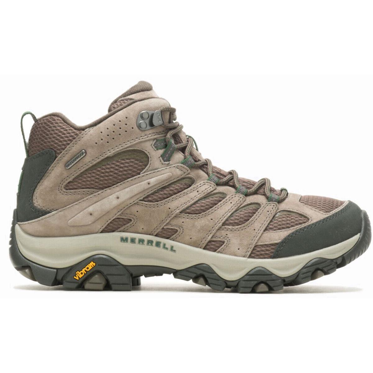 Merrell Men`s Waterproof Moisture Wicking Arch Support Premium Suede Hiker Shoes BOULDER