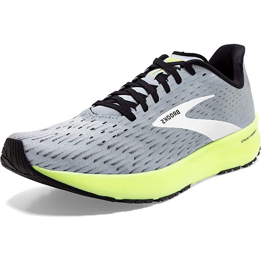 Brooks Mens Hyperion Tempo Running Shoe - Grey/Black/Nightlife