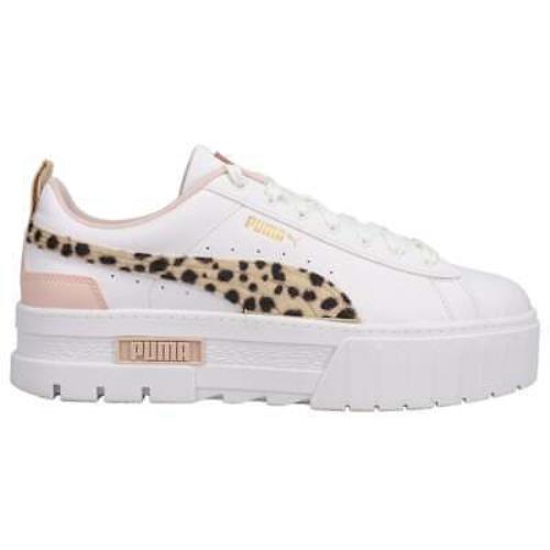 Puma 383989-01 Mayze Feline Platform Leopard Print Womens Sneakers Shoes