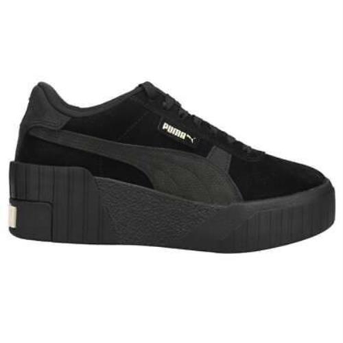 Puma 381123-01 Cali Tonal Platform Womens Sneakers Shoes Casual - Black