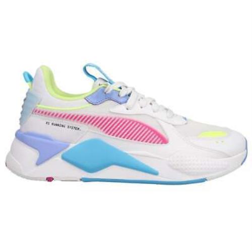Puma 382768-01 Rs-x Airbrush Womens Sneakers Shoes Casual - White