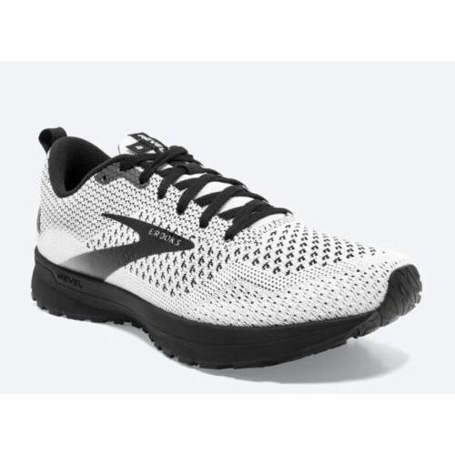 Wmn`s SZ 10B Brooks Revel 4 Running Shoes. 1203371B121 White / Black