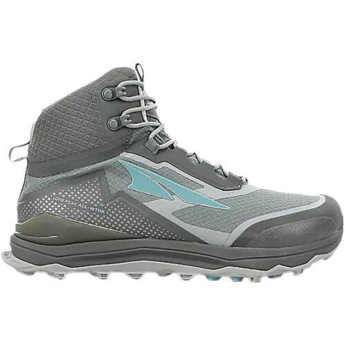 Altra Women`s Lone Peak All-weather Mid Trail Running Shoes - Gray Green - 8.0