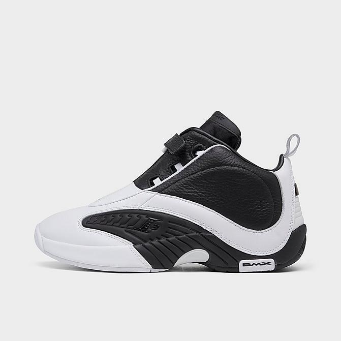 Mens Reebok Answer IV White/black/silver Metallic FY9691 Basketball Shoes