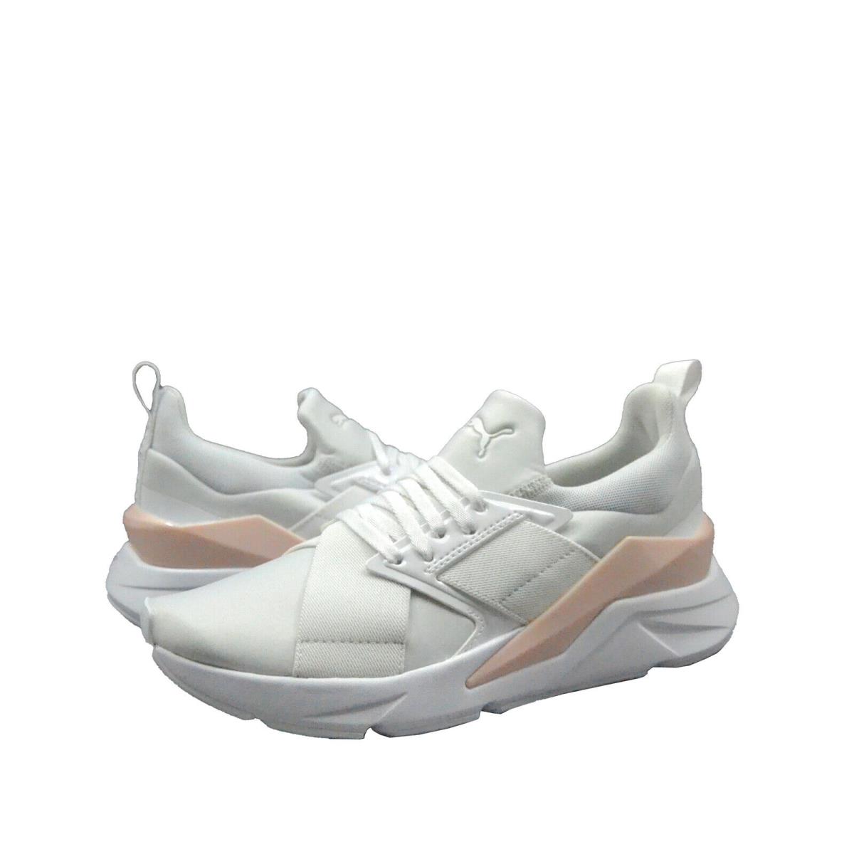 Women`s Shoes Puma Muse X5 Glow Athletic Sneakers 38314201 Puma White / Pink - White