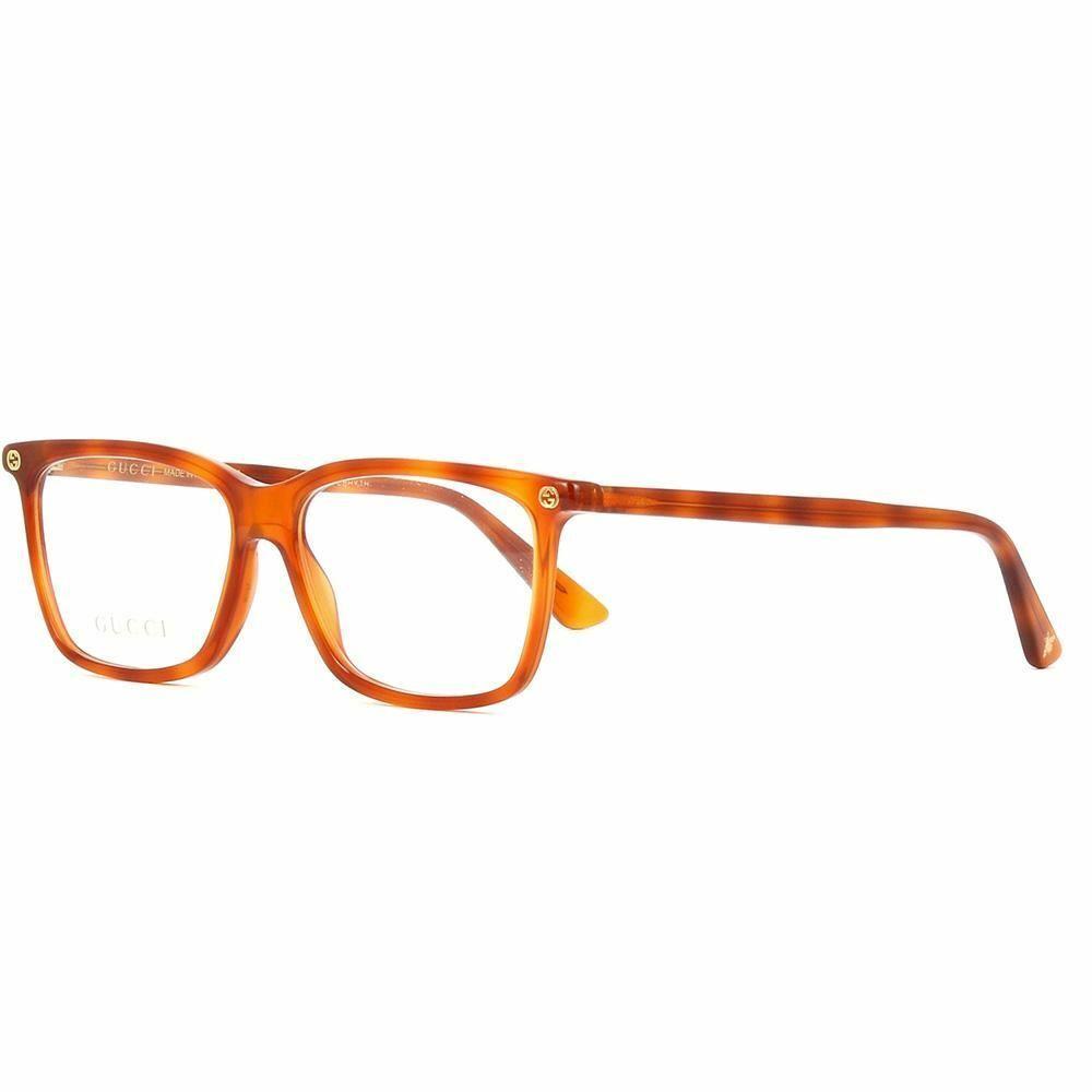 Gucci Rectangular Women`s Eyeglasses Havana W/demo Lens GG0094O 003