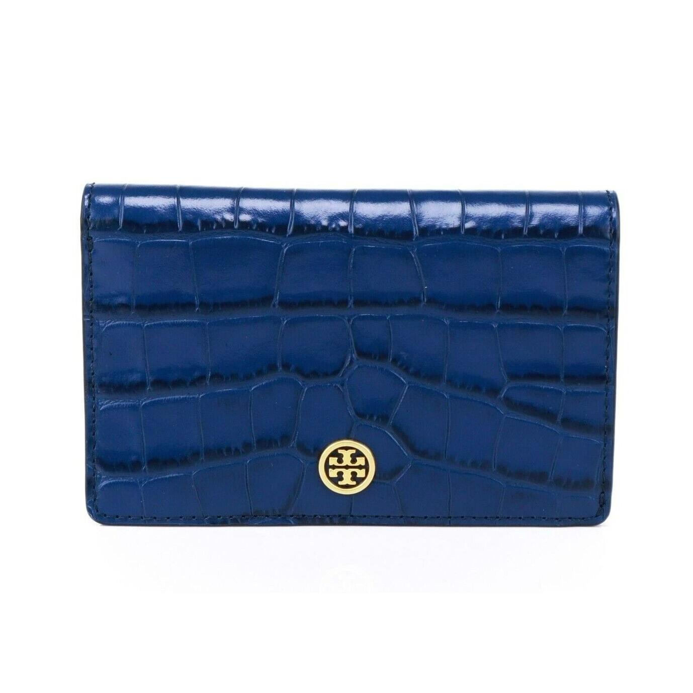 tory burch croc wallet