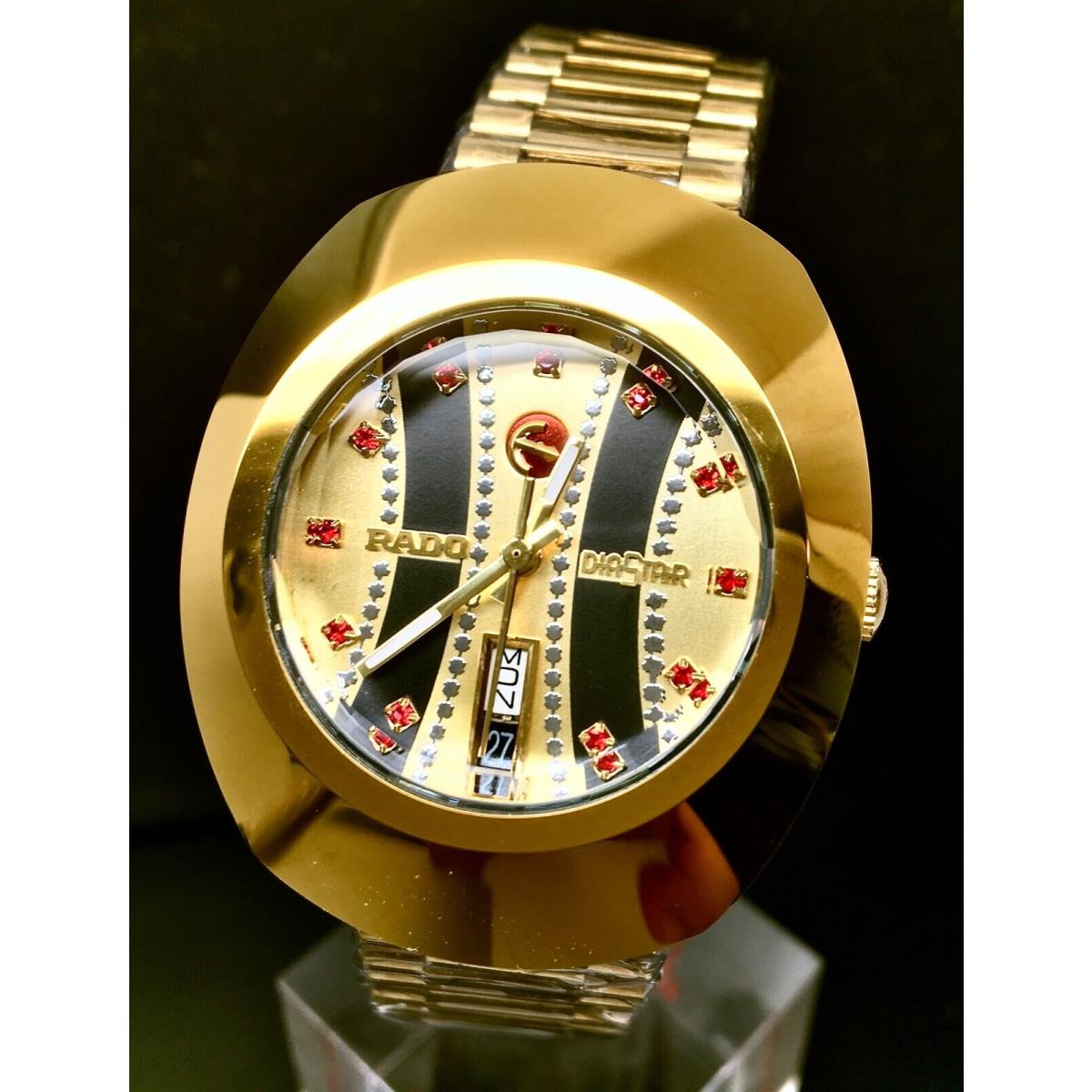 Rado Diastar R12413344 Automatic Originalgold Tone Swiss Men`s Wrist Watch